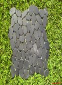 Naravni kamen RF Black flat mosaic 30cmx30cm 1m2